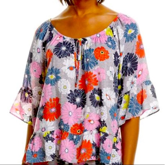 Kensie pajama Wear 2 ways top - Picture 1 of 6